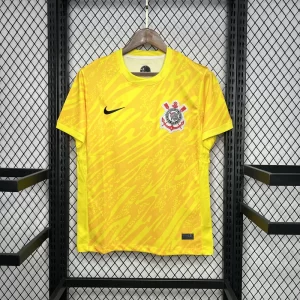Corinthians 2024-25 Goalkeeper Yellow Jersey Fan Version