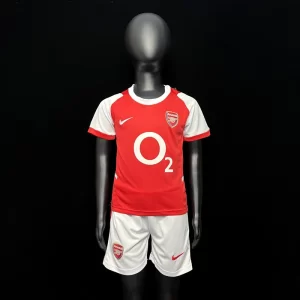 Arsenal 2002-03 Retro Home Kids Kit