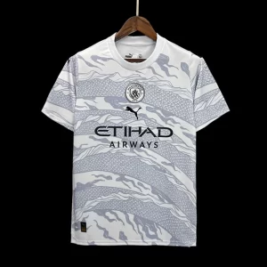 Manchester City 2024-25 Year of the Dragon Special Edition Off-White Jersey Fan Version