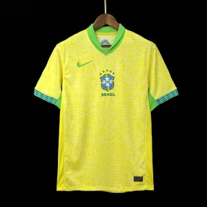 Brazil 2024-25 Home Jersey Fan Version