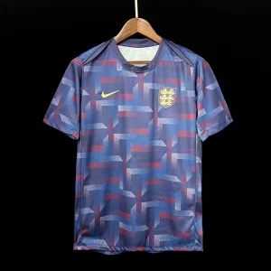 England 2024-25 Blue Pre-match Training Jersey Fan Version