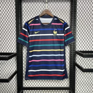 France 2024-25 Euro Pre-match Training Uniform Jersey Fan Version