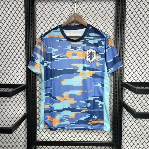 Netherlands 2024-25 Euro Pre-match Training Uniform Jersey Fan Version
