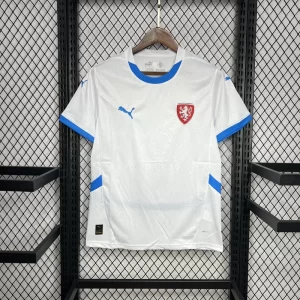 Czech Republic 2024-25 Euro Away Jersey Fan Version