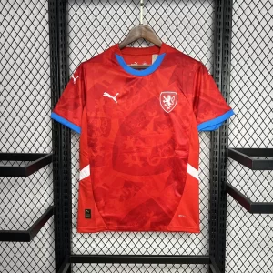 Czech Republic 2024-25 Euro Home Jersey Fan Version