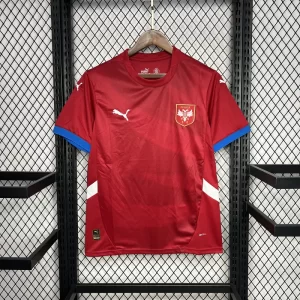 Serbia 2024-25 Euro Home Jersey Fan Version