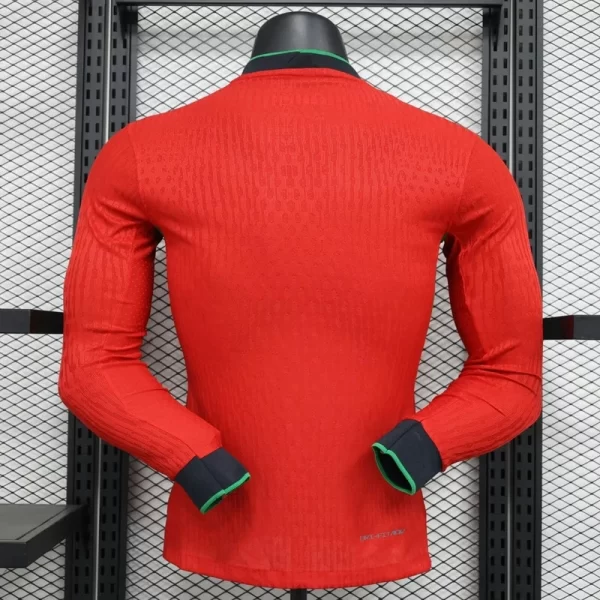 Portugal 2024-25 Home Long Sleeve Jersey Player Version - Image 2