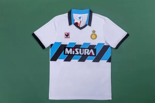 Inter Milan 1990-91 Away Retro Jersey - Image 3
