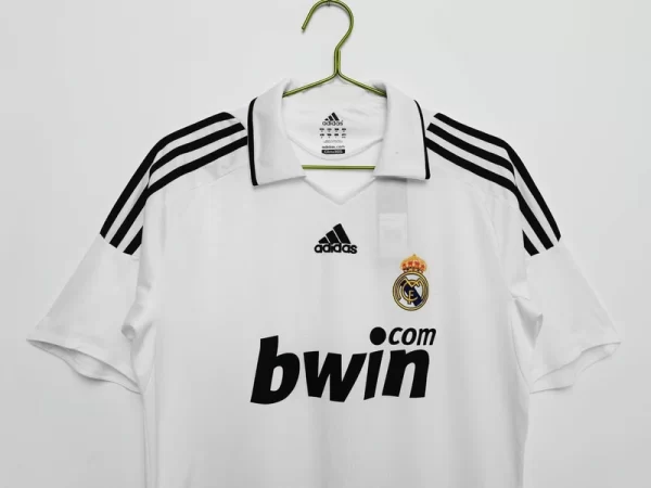 Real Madrid 2008-09 Home Retro Jersey - Image 3