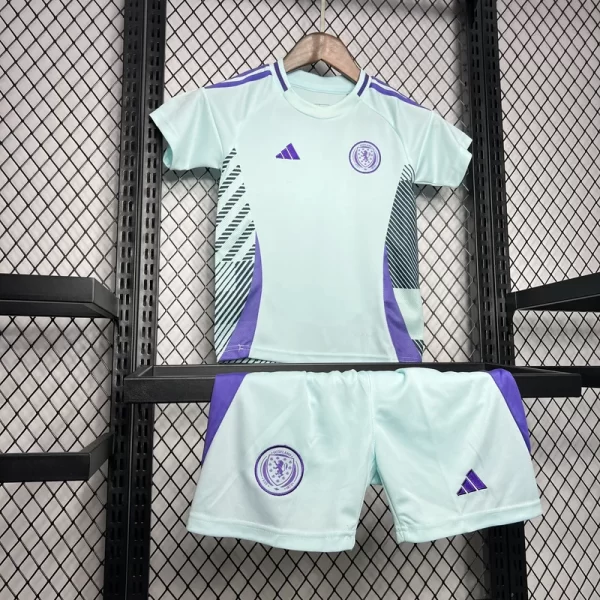 Scotland 2024-25 Euro Away Kids Kit - Image 4