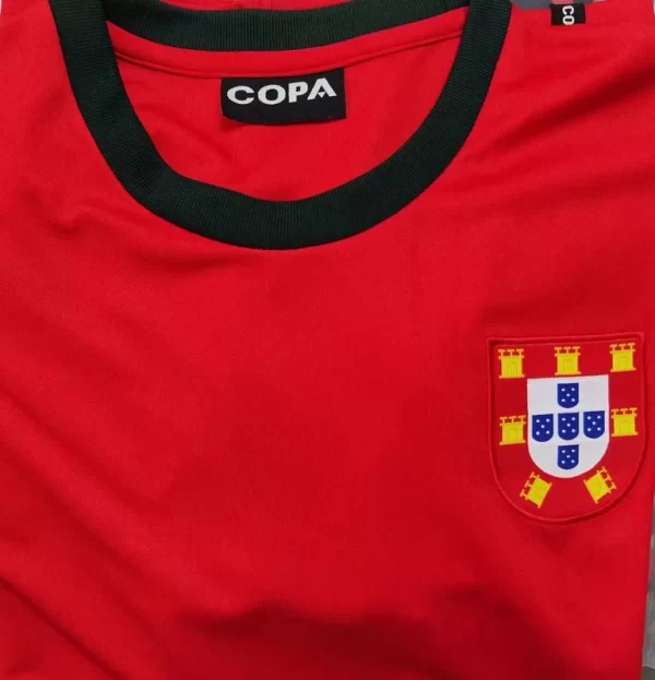 Portugal 1966-69 Home Retro Jersey - Image 5