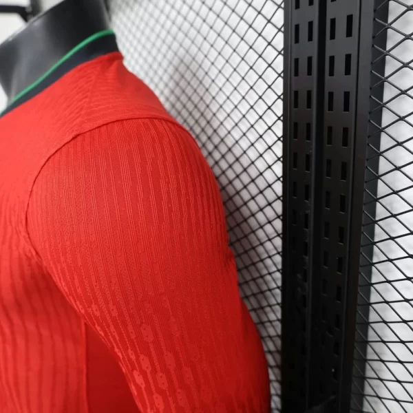 Portugal 2024-25 Home Long Sleeve Jersey Player Version - Image 6