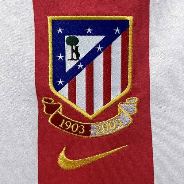 Atletico Madrid 1903-2003 Centennial Edition Retro Jersey - Image 9