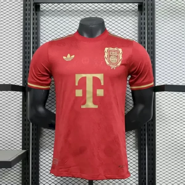 Bayern Munich 2025-26 125th Anniversary Jersey Player Version - Red