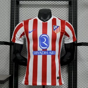 Atletico Madrid 2025-26 Home Jersey Player Version