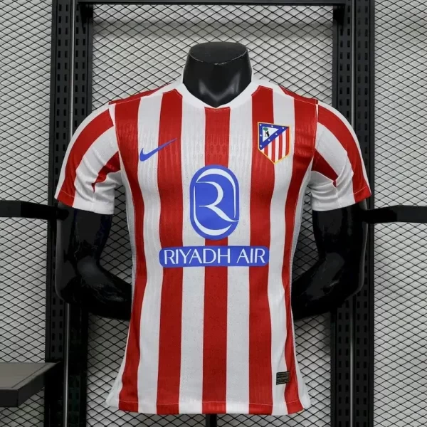 Atletico Madrid 2025-26 Home Jersey Player Version
