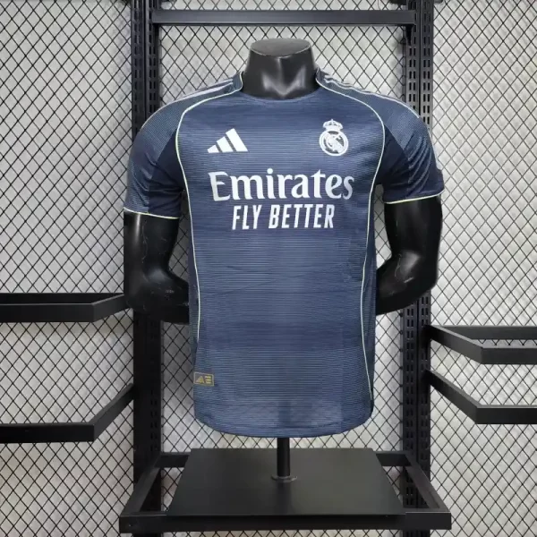 Real Madrid 2025-26 Away Jersey Player Version
