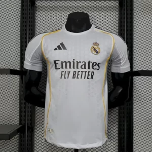 Real Madrid 2025-26 Home Jersey Player Version