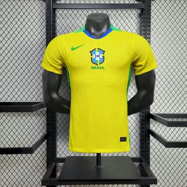 Brazil 2025-26 Home Jersey Player Version