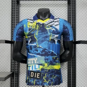 Manchester City 2025-26 Blue Special Edition Jersey Player Version