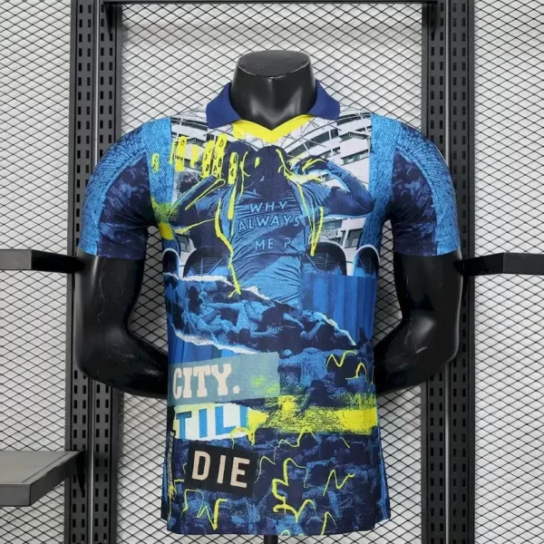 Manchester City 2025-26 Blue Special Edition Jersey Player Version