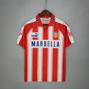 Atletico Madrid 1994-95 Home Retro Jersey