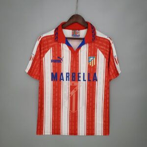 Atletico Madrid 1995-96 Home Retro Jersey