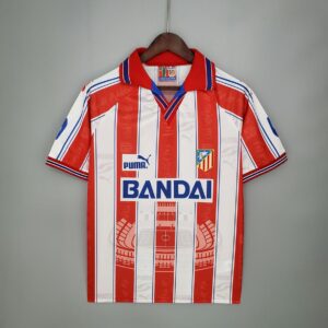 Atletico Madrid 1996-97 Home Retro Jersey