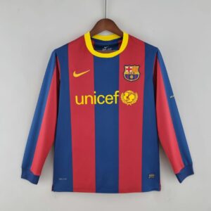 Barcelona 2006 UEFA Champions Long Sleeve Home Retro Jersey