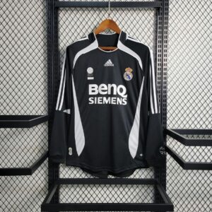 Real Madrid 2006-07 Two Guest Long Sleeve Retro Jersey