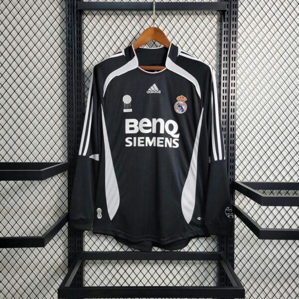 Real Madrid 2006-07 Two Guest Long Sleeve Retro Jersey