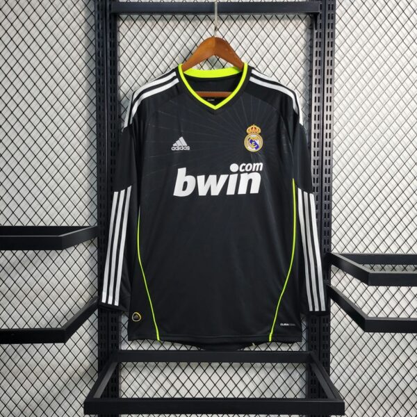 Real Madrid 2010-11 Away Long Sleeve Retro Jersey