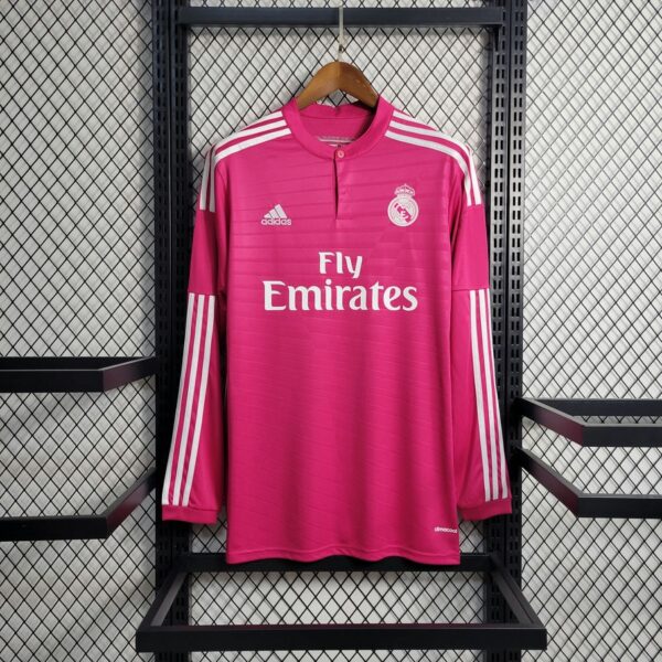Real Madrid 2014-15 Long Sleeve Away Retro Jersey