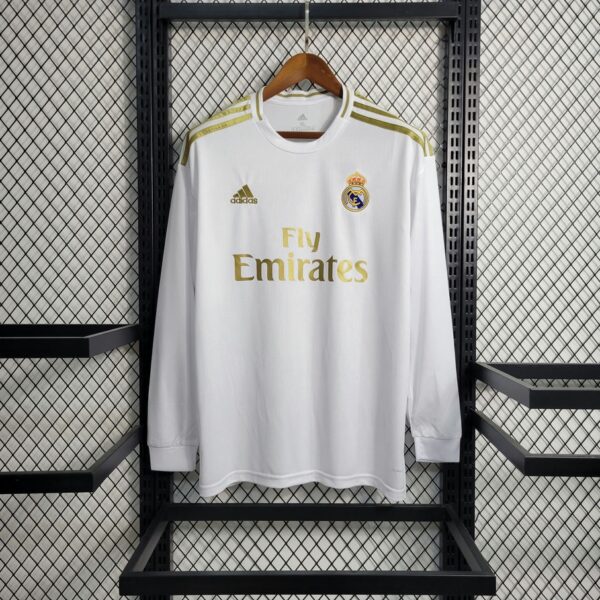 Real Madrid 2019-20 Long Sleeve Retro Jersey