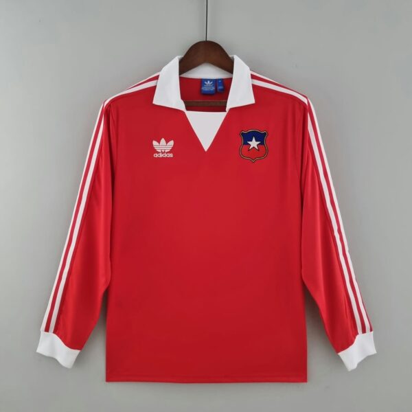 Chile 1982-83 Home Long Sleeve Retro Jersey