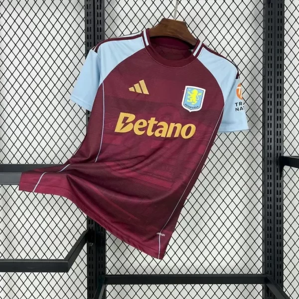 Aston Villa 2025-26 Home Jersey Fan Version