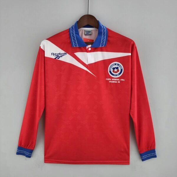 Chile 1998-99 Home Long Sleeve Retro Jersey