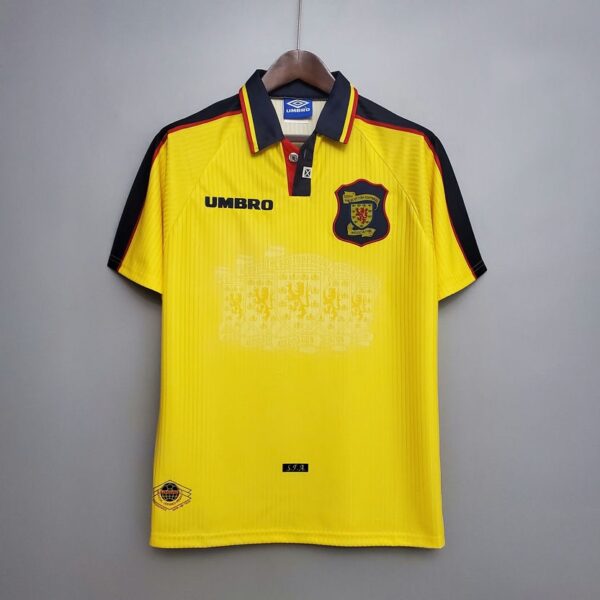 Scotland 1996-98 Yellow Retro Jersey