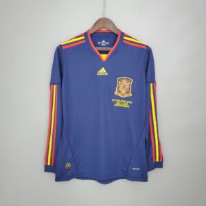Spain 2010-11 Away Long Sleeve Retro Jersey