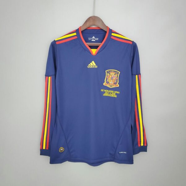 Spain 2010-11 Away Long Sleeve Retro Jersey