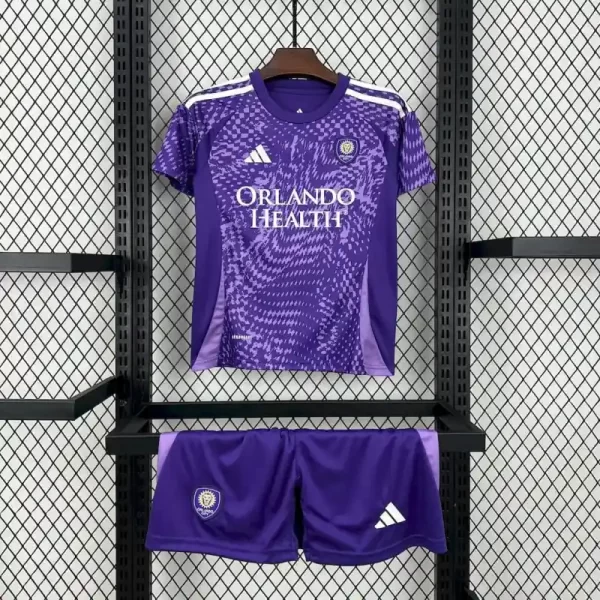 Orlando City 2025-26 Home Kids Kit