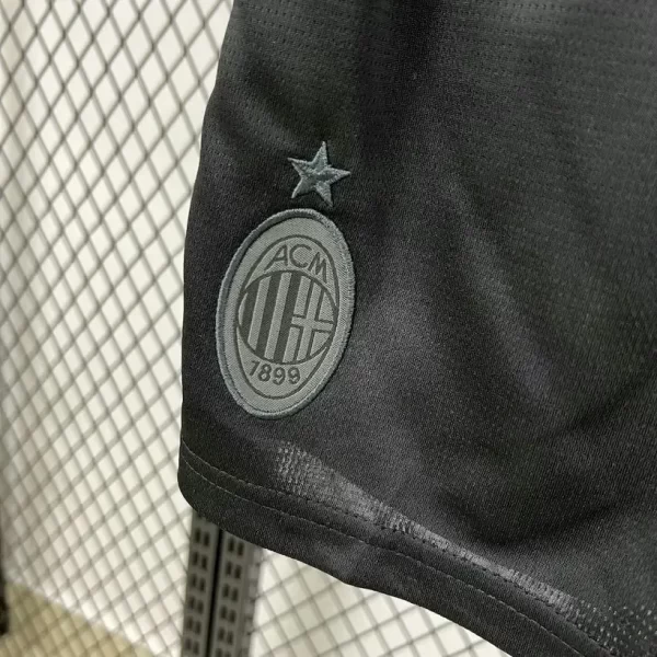 AC Milan 2025-26 Co-Branded Black Kids Kit - Image 10