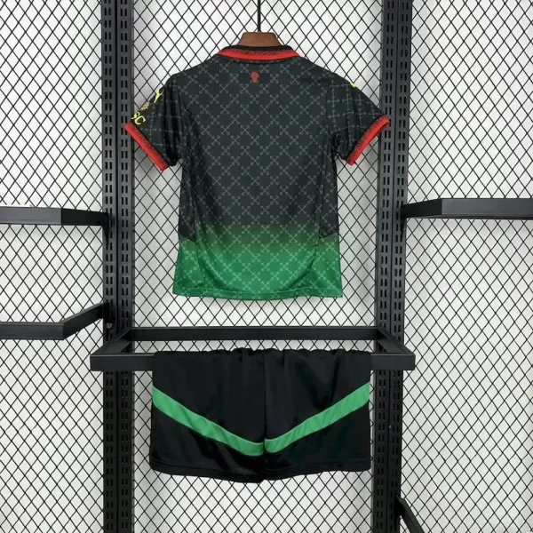 AC Milan 2025-26 Co-Branded Black Kids Kit - Image 2