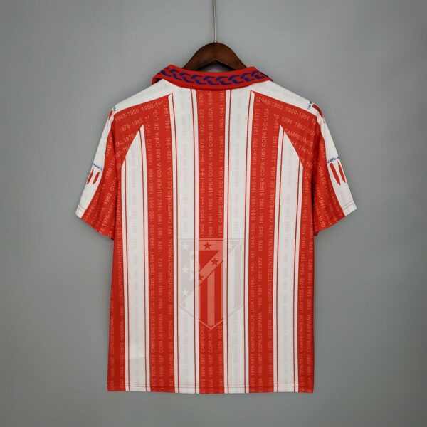 Atletico Madrid 1995-96 Home Retro Jersey - Image 2