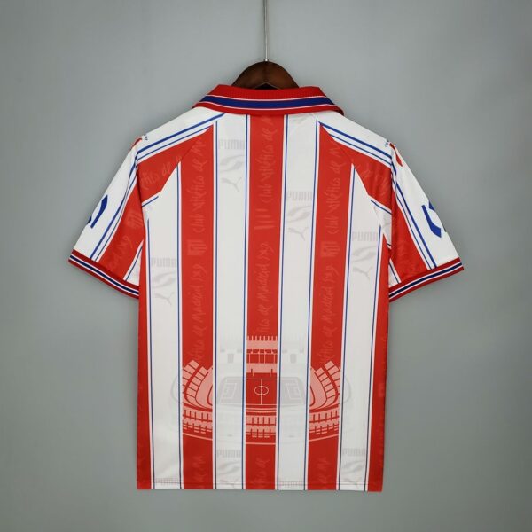 Atletico Madrid 1996-97 Home Retro Jersey - Image 2