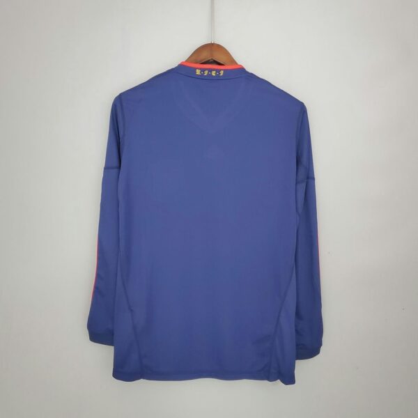 Spain 2010-11 Away Long Sleeve Retro Jersey - Image 2