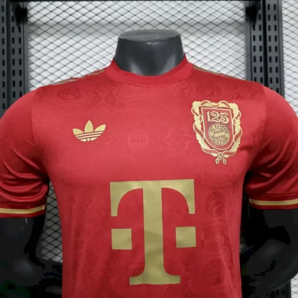 Bayern Munich 2025-26 125th Anniversary Jersey Player Version - Red - Image 3