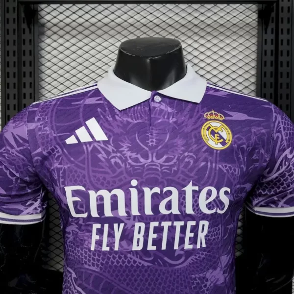Real Madrid 2025-26 Purple special edition Jersey Player Version - Image 3