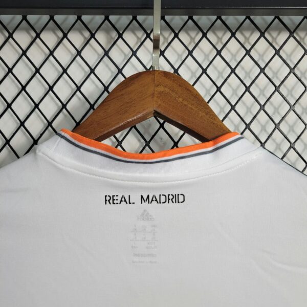 Real Madrid 2013-14 Home Long Sleeve Retro Jersey - Image 3