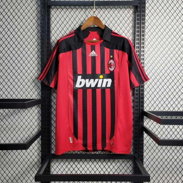 AC Milan 2007-08 Home Retro Jersey - Image 3